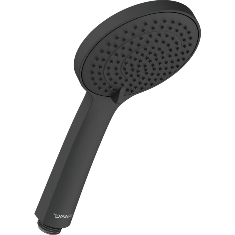 immagine 0 del prodotto duravit soffione doccia universal, con 3 tipi di getto rain, intense rain, soft rain , facile da pulire, rotondo 110 mm , nero opaco