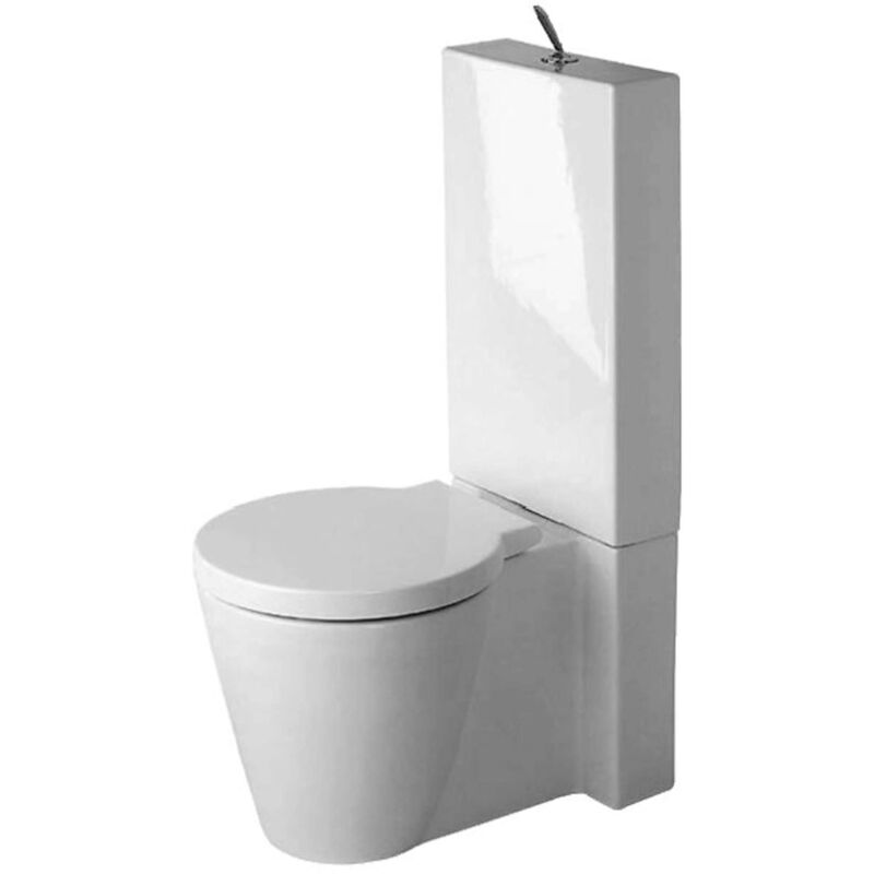 foto del prodotto duravit - starck 1 - wc a terra monoblocco kombi, bianco 0233090064