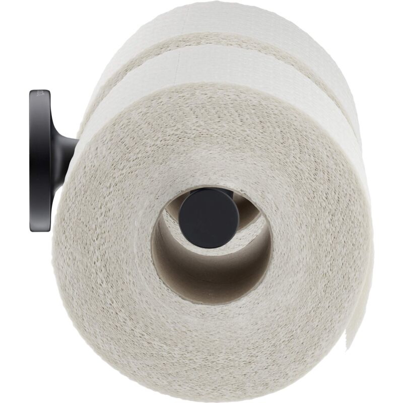 foto del prodotto duravit starck t 2 roll portarotolo da parete, colore nero opaco