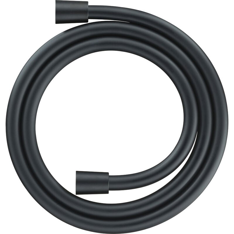 foto del prodotto duravit tubo doccia universal 1,60 m, flessibile doccia resistente alle pieghe con protezione antitorsione, nero opaco
