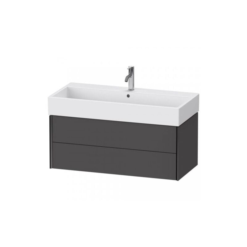 foto del prodotto duravit xviu 4337 meuble sous lavabo suspendu, 2 tiroirs, pour