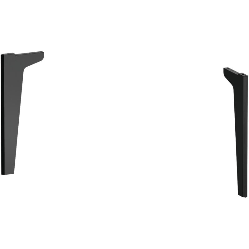 foto del prodotto duravit xviu pied de base 9715, 10x25, noir mat, 2 pi ces,