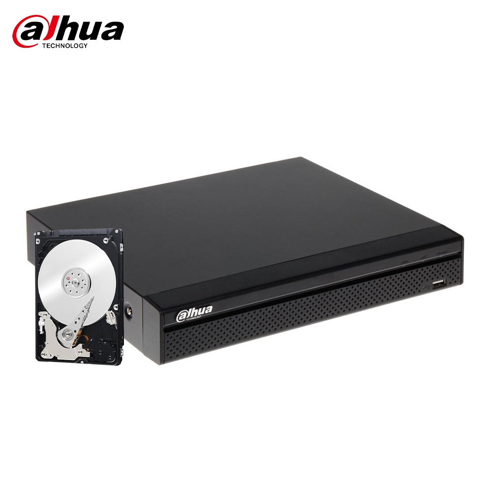 foto del prodotto dvr dahua 8 canali ibrido p2p cloud 1080n 5in1 ai 1u wizsense hd 1 tb