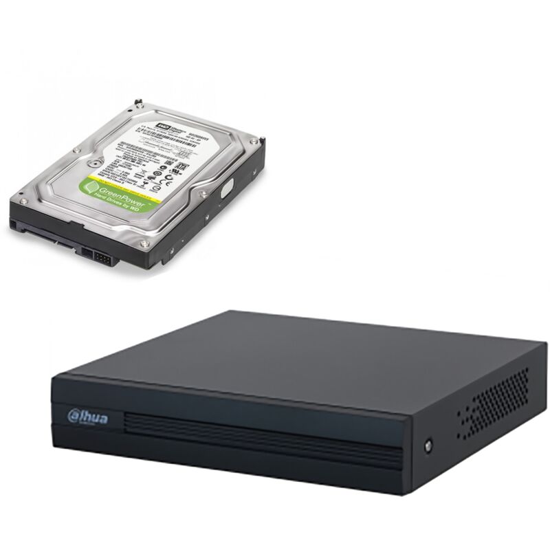foto del prodotto dvr dahua video registratore 4 canali hdcvi ahd tvi cvbs ip hd 2tb ezxvr1b04i