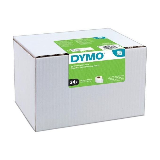 foto del prodotto dymo cf24x260 etichette labelwriter 36x89mm bianco