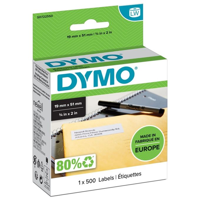 foto del prodotto dymo cf500 etichette labelwriter 19x51mm bianco