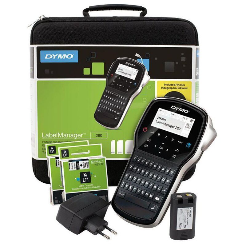 foto del prodotto dymo kit valigetta etichettatrice elettronica professionale elcart 070800900