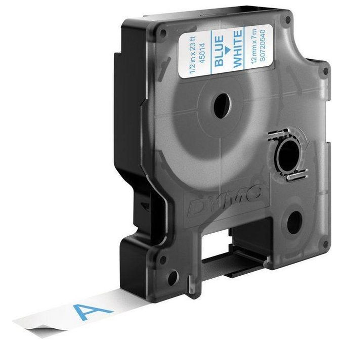 foto del prodotto dymo nastro d1 12mmx7m blu bianco