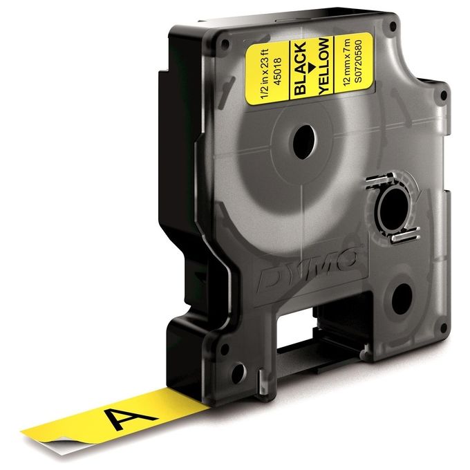 foto del prodotto dymo nastro d1 12mmx7m nero giall