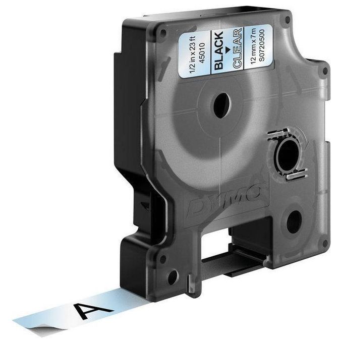 foto del prodotto dymo nastro d1 12mmx7m nero trasp