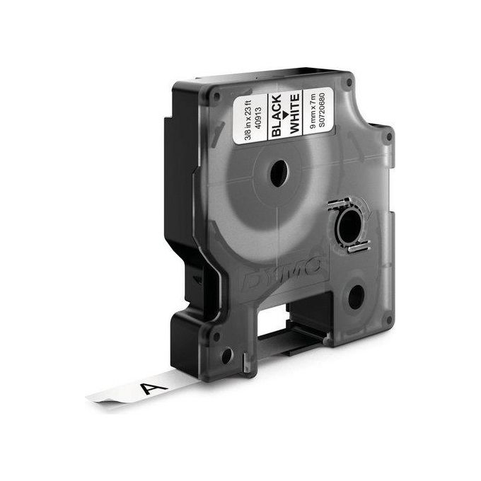 foto del prodotto dymo nastro d1 9mmx7m nero bianco