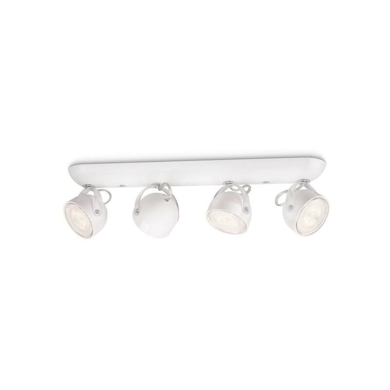foto del prodotto dyna barra spot led bianco 4 luci philips
