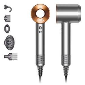 foto del prodotto dyson asciugacapelli hd07 supersonic hair dryer 1600w nichel rame