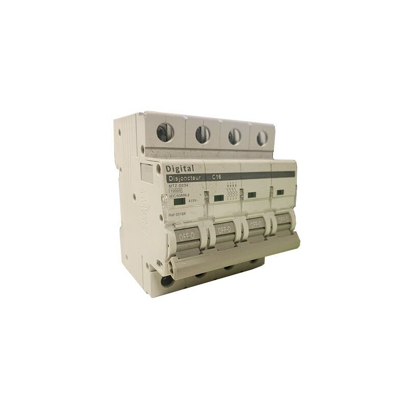 foto del prodotto e 02164 interruttore magnetotermico 4p 16a 415v curva c 10ka - digital