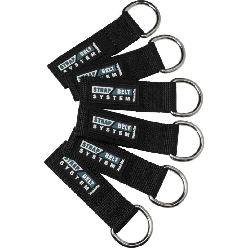 foto del prodotto e 05315 cinghia da cintura 6 pezzi , colore nero makita