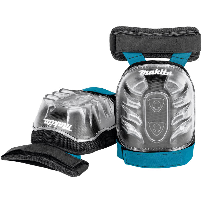 foto del prodotto e 05658 ginocchiere rinforzate imbottite antiscivolo chiusua in velcro makita