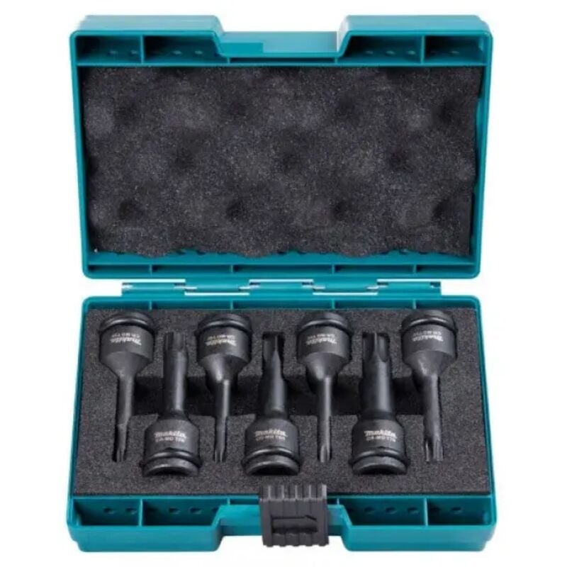 foto del prodotto e 23628 set di chiavi torx impact black 1 2 quadro 7 pz. makita
