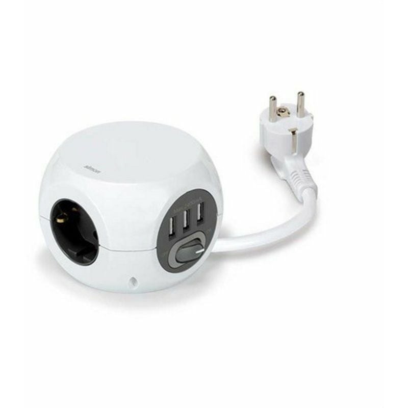 foto del prodotto e bm516301 combi sfera 3 prese 3 usb simon