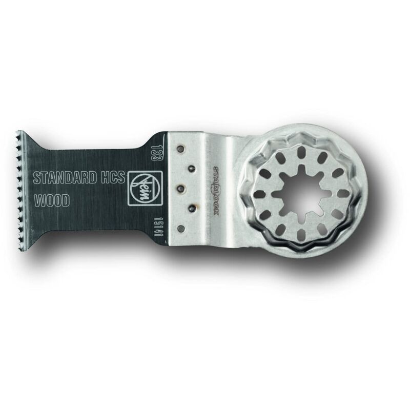 foto del prodotto e-cut standard lama da taglio, conf. 5 pz., larghezza 65 mm, lunghezza 50 mm, attacco starlock plus, lama con dentatura stretta, ideale per legno,