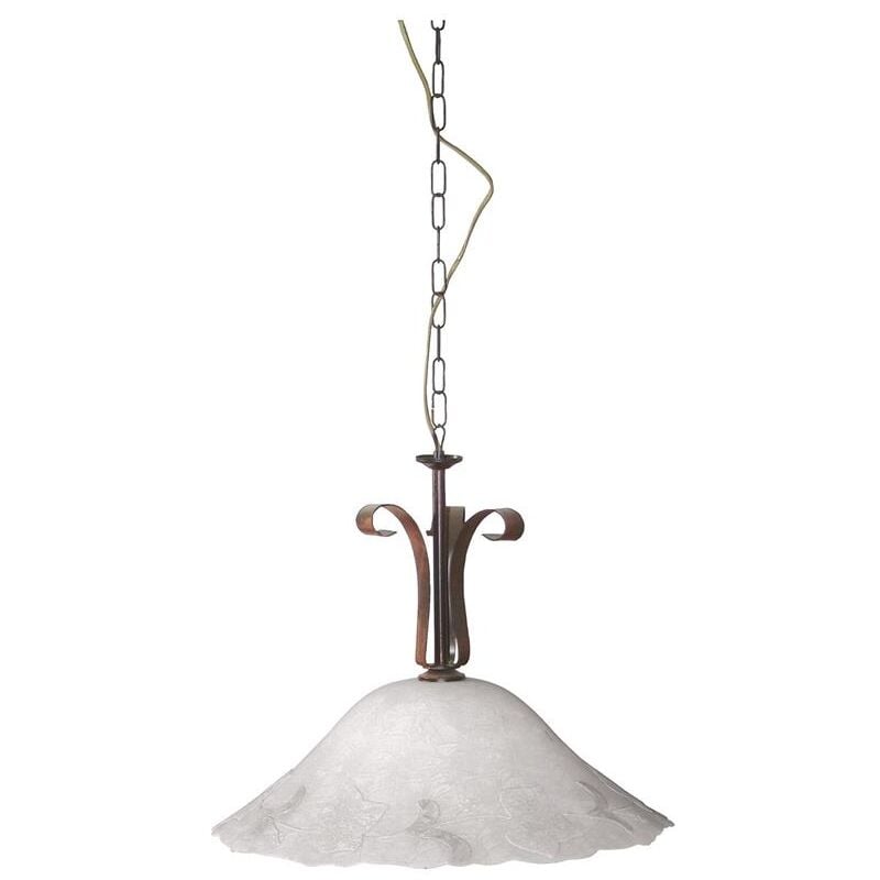 foto del prodotto e energy ambra lampadario a sospensione e27 con 1 luce diametro da 50 cm
