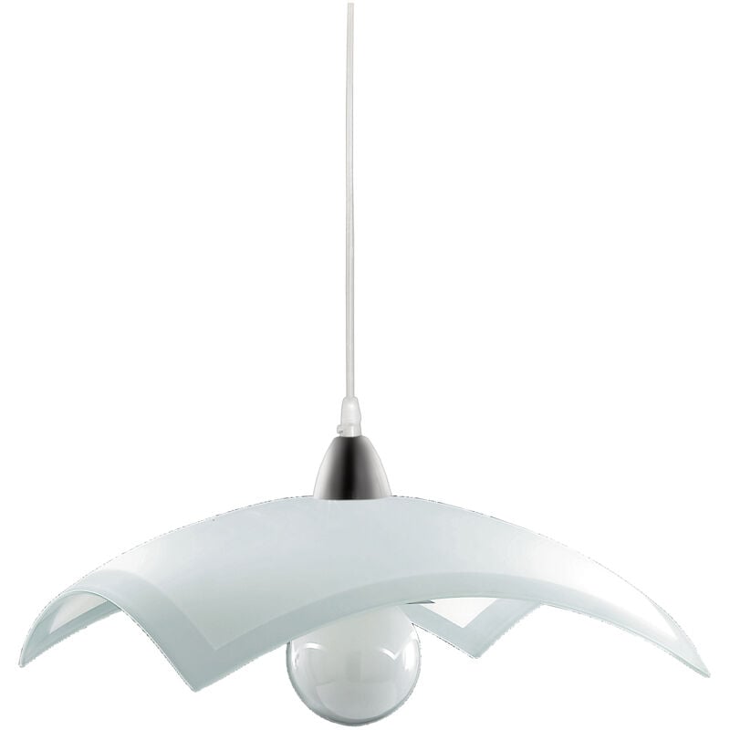 foto del prodotto e energy tobia lampada sospensione da soffitto e27 1 luce 40x40cm