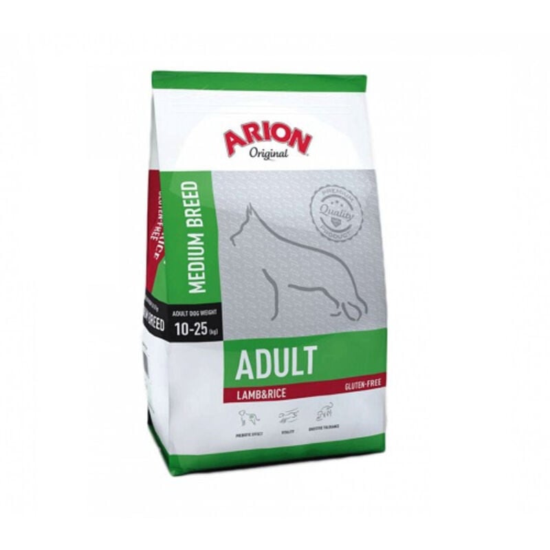 foto del prodotto e originale medium razza medio cibo per i cani agnello medio, 3 kg arion