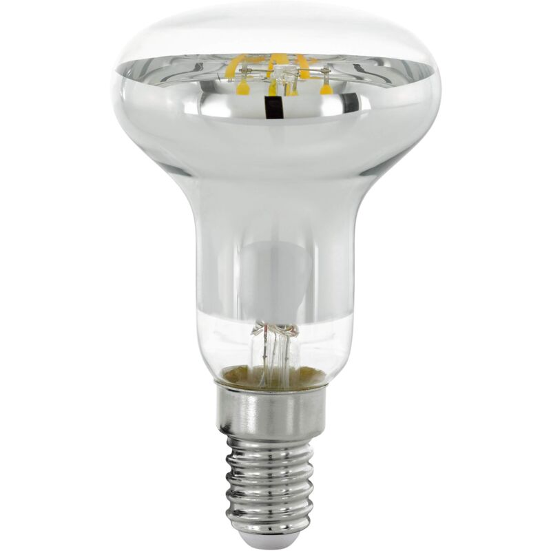 foto del prodotto e14 led dimmerabile, lampadina con riflettore, illuminazione spot, 4 watt equivalente a 32 watt , 350 lumen, luce bianco caldo, 2700k, lampadina