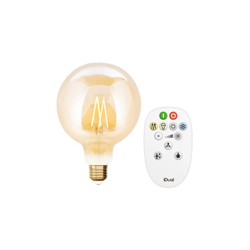 foto del prodotto e27 con filamento clear idual
