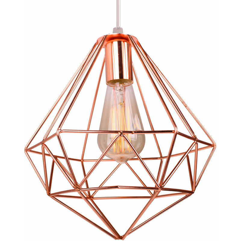 foto del prodotto e27 lampadario a sospensione moderno lampada da soffitto metallo gabbi illuminazione pendente regolabile per caff barra