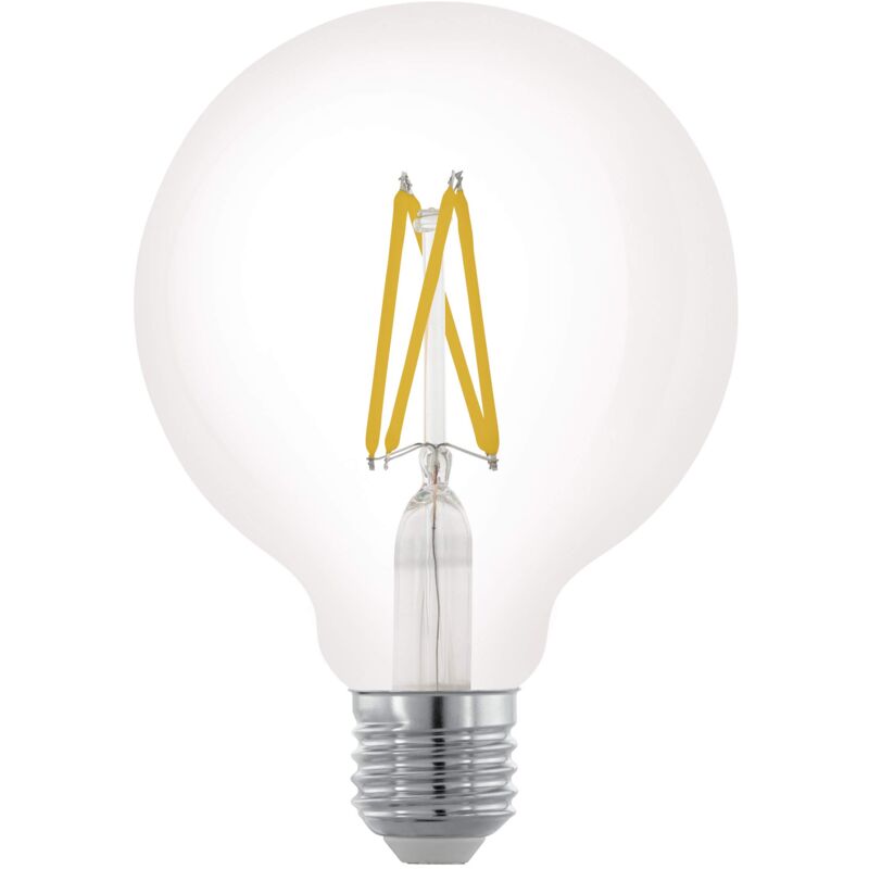 foto del prodotto e27 led dimmerabile, lampadina classica a globo, illuminazione retro, 7,5 watt equivalente a 60 watt , 806 lumen, luce bianco caldo, 2700k,