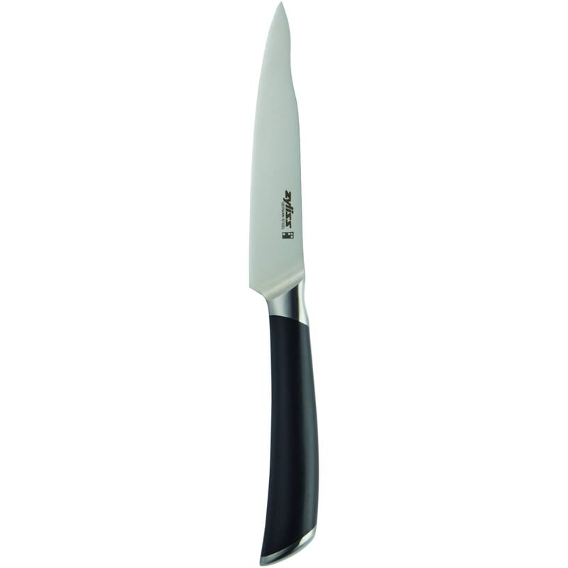 foto del prodotto e920273 comfort pro coltello spelucchino liscio, 11cm, acciaio inossidabile tedesco, maniglia nera, coltello da cucina professionale, lavabili in
