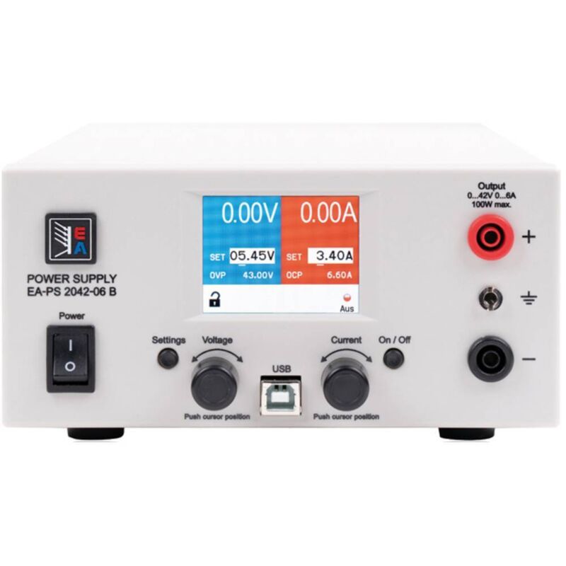 foto del prodotto ea elektro automatik ea ps 2084 03b alimentatore da laboratorio regolabile 0 84 v dc 0 3 a 100 w usb controllo remo