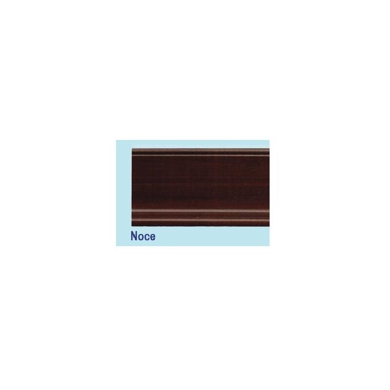 foto del prodotto eac 24 mt di battiscopa in legno liscio finitura noce 70x8 mm