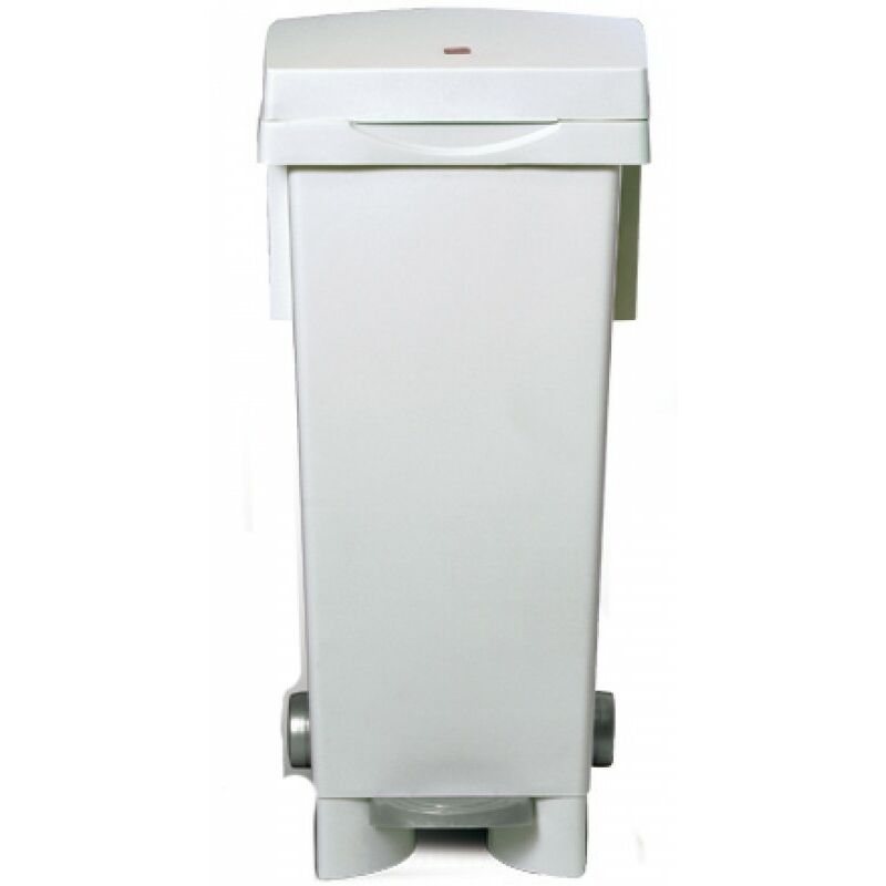 foto del prodotto eac bidone x rifiuti c ruote 80lt bianco
