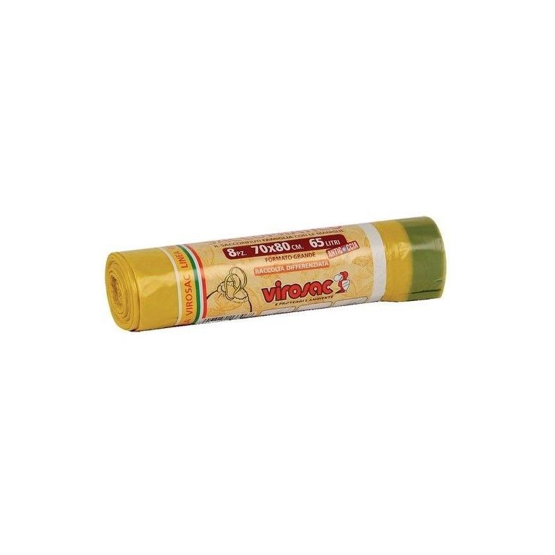 foto del prodotto eac buste saccopratico pz. 8 cm.70x80 giallo