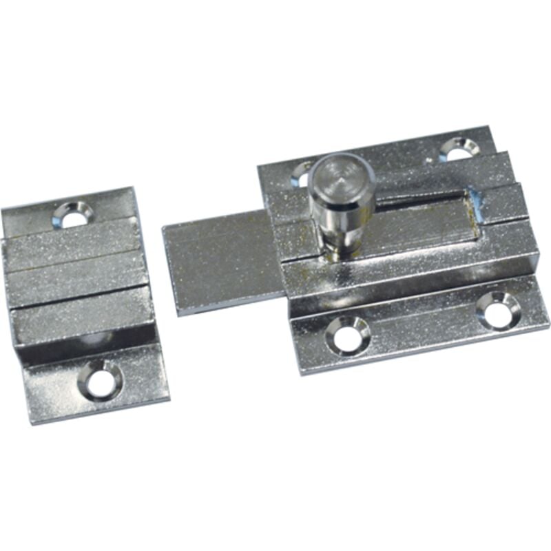 foto del prodotto eac catenaccio trasversale in ottone nichelato 50 mm 519 conf. 25 pz