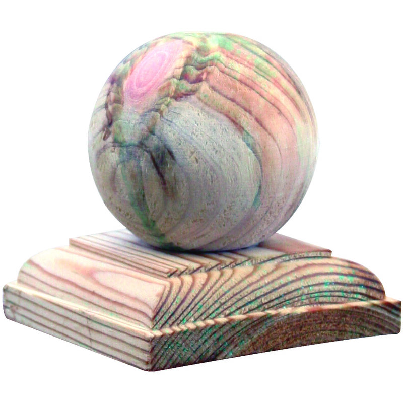foto del prodotto eac copripalo lasa impregnate sfera gazebi palo arredo giardino