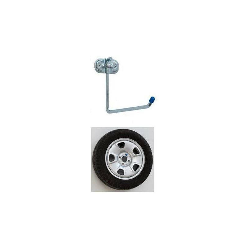 foto del prodotto eac gancio multiuso a parete ripiegabile quadro 20cm maurer acc.zinc.