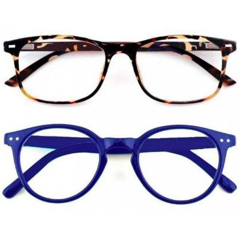 foto del prodotto eac - occhiali per lettura unisex mod. twins diottrie 3,00 infrangibili conf. 2 pz