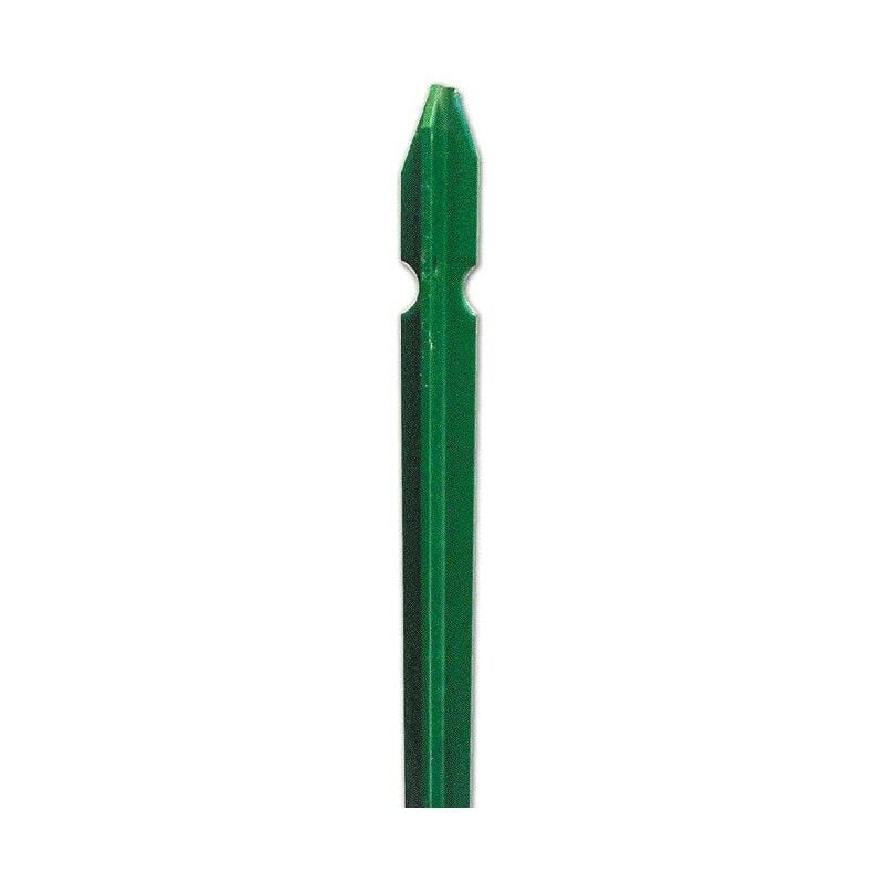 foto del prodotto eac paletto palo per recinzioni a t altezza 150 cm in acciaio plasticato verde