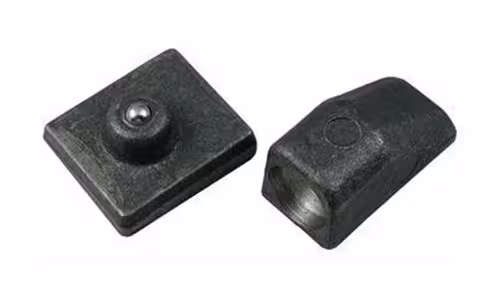 immagine 0 del prodotto eac pilette per cancelli in ferro art.423 ap con piastra cf. 6pz