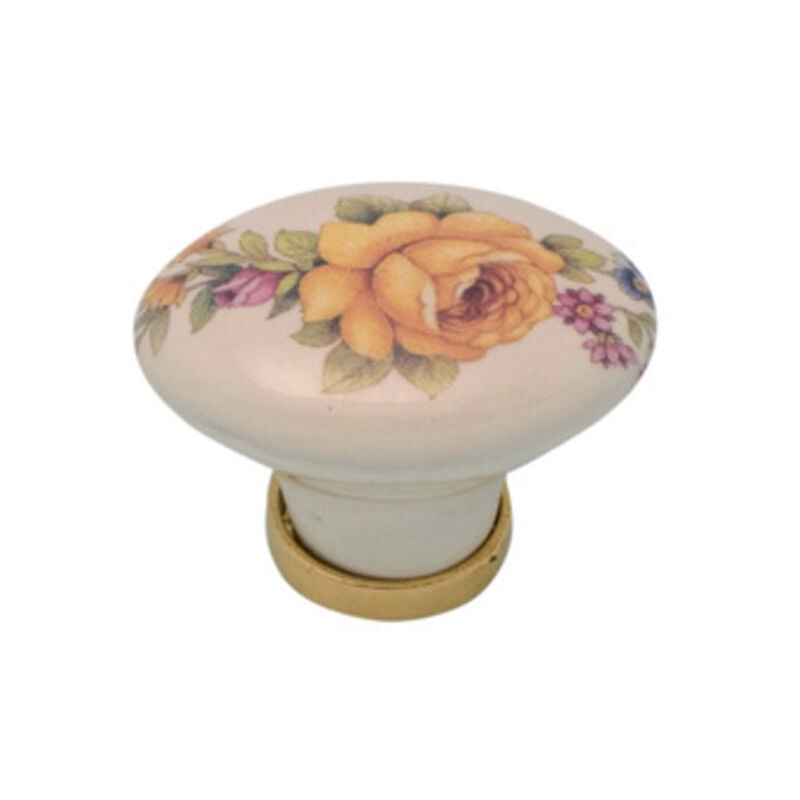 foto del prodotto eac pomolo porcellana ovale con base f 18 mm.34x25. prezzo per 1 pezzo.