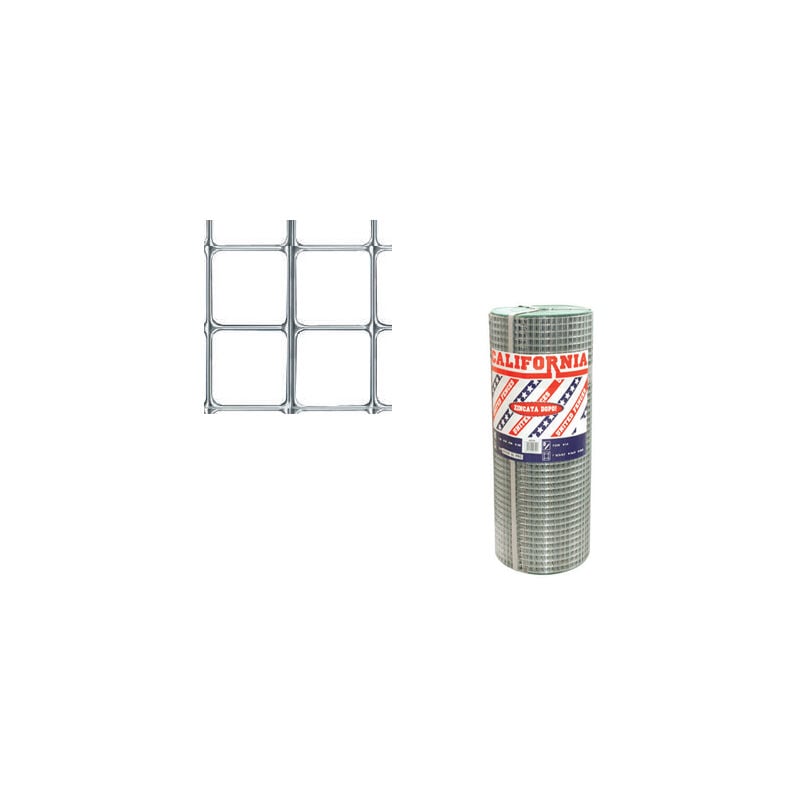 foto del prodotto eac rete elettrosaldata california a maglia quadra 12x12 0,95 rt.10mt h.60