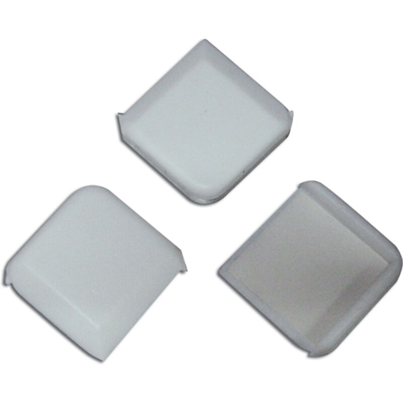 foto del prodotto eac salvatenda adesivo in gomma colore bianco misura 23x23 mm conf. 10pz