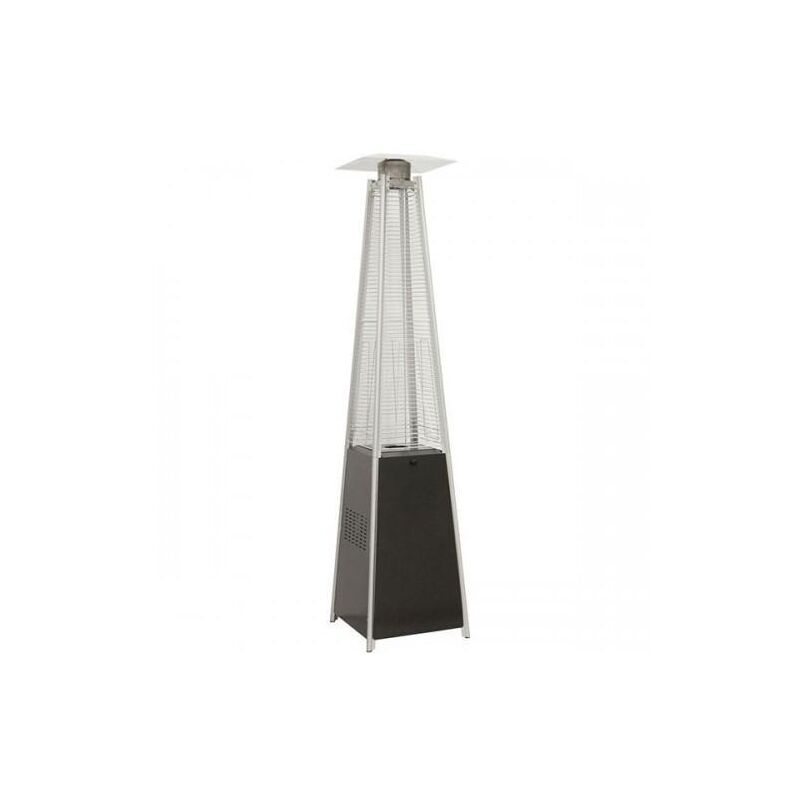 foto del prodotto eac scaldapatio piramide a gas in acciaio h 221 cm 13 kw con ruote per esterno