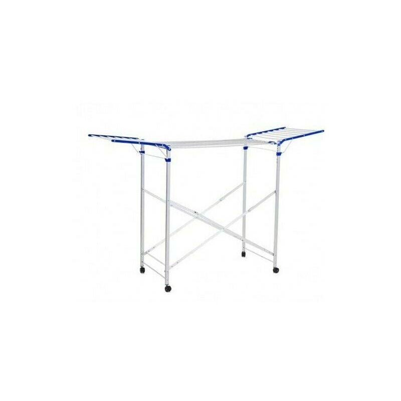 foto del prodotto eac stendibiancheria cavalletto alluminio anodizzato lady 192x57x112h 16 metri