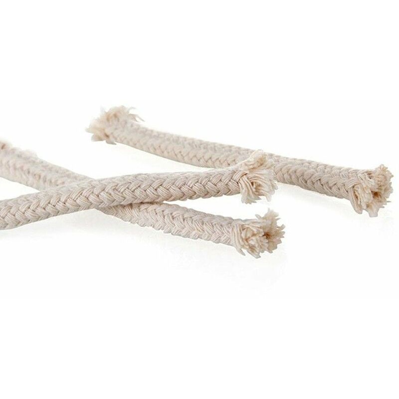 foto del prodotto eac stoppini di ricambio in cotone per torcia in bamb olio alla citronella 10 pezzi 11 cm