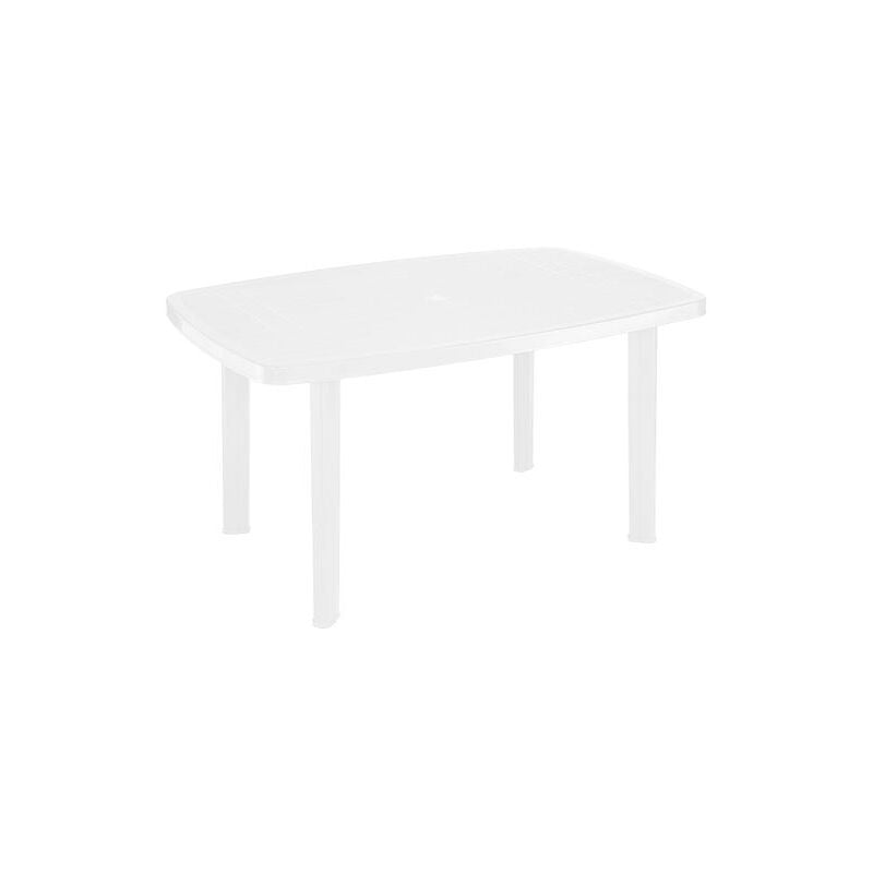 foto del prodotto eac tavolo resina bianco rettang. ulisse 137x85x72h cm