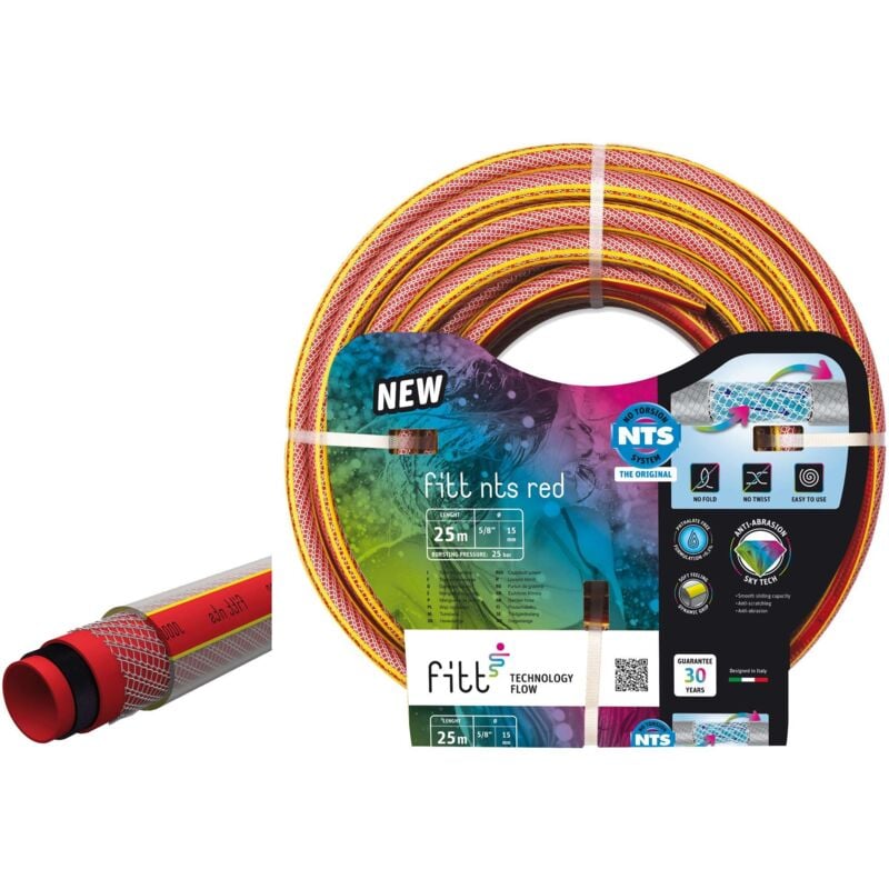 foto del prodotto eac - tubo magliato nts red 3/4 x 25 mt.. prezzo per 1 pezzo.