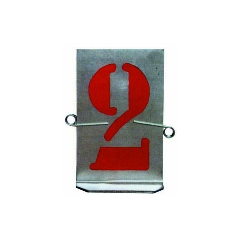 foto del prodotto eac vigor blinky stampi numeri lamiera zincata 9 numeri art. 606 40mm